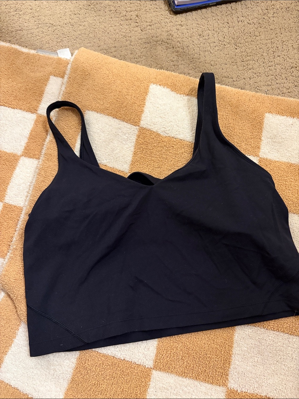 lululemon athletica Black Seamless Light-Support Bralette